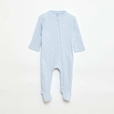 Dors-bien en coton BLEU