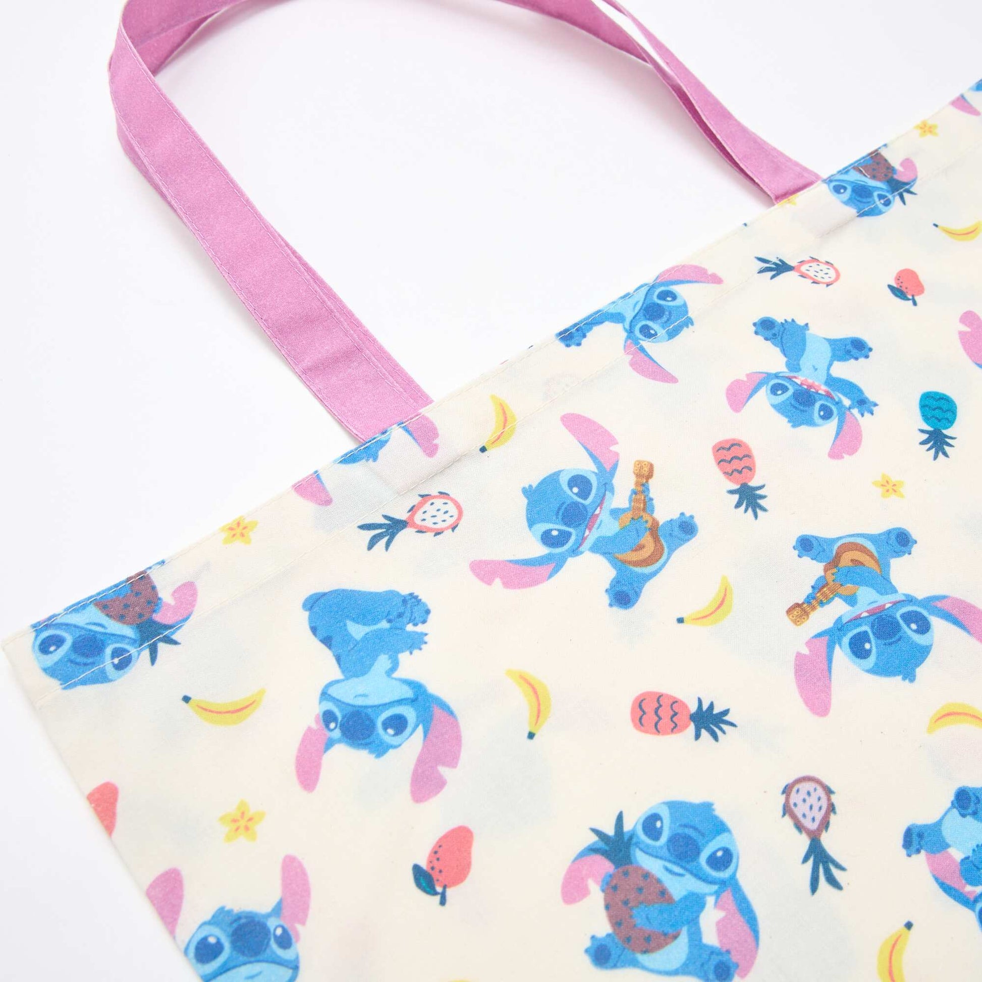 Tote bag XL en tissu 'Simba' BEIGE