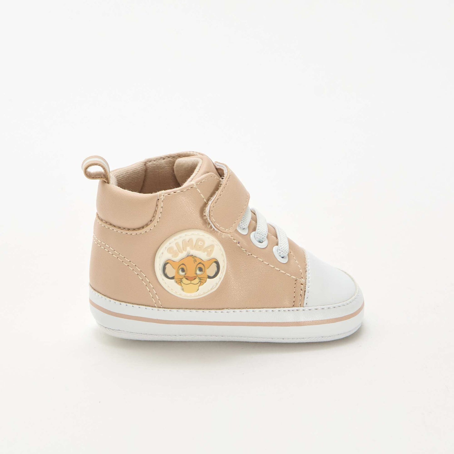 Baskets montantes en simili 'Le Roi Lion' BEIGE