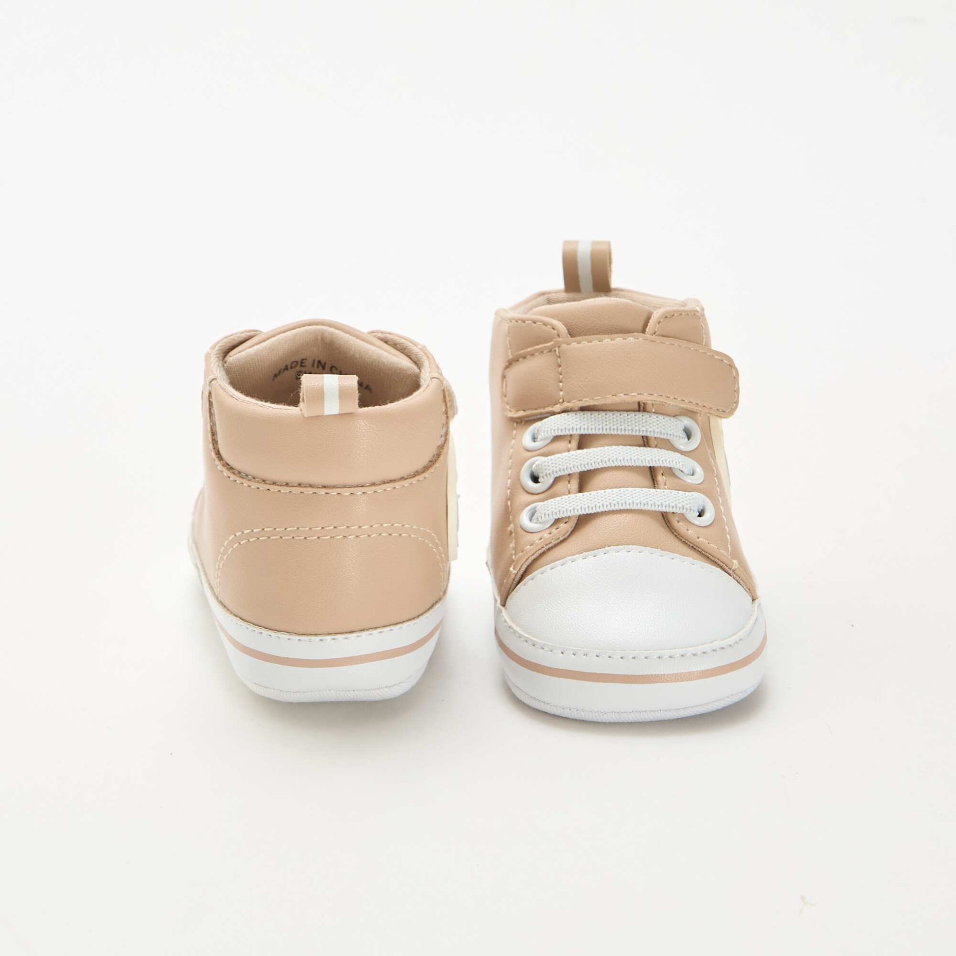 Baskets montantes en simili 'Le Roi Lion' BEIGE