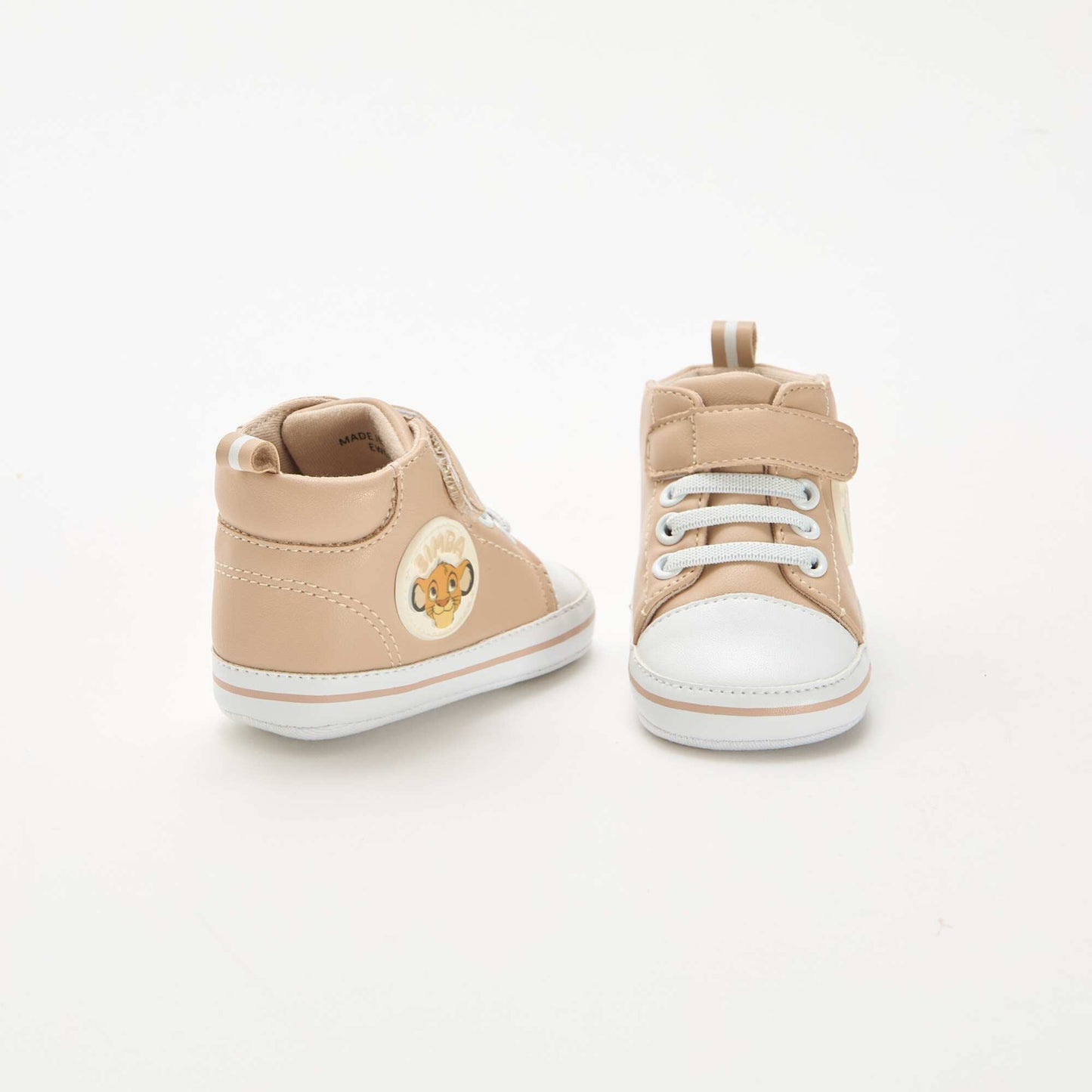 Baskets montantes en simili 'Le Roi Lion' BEIGE