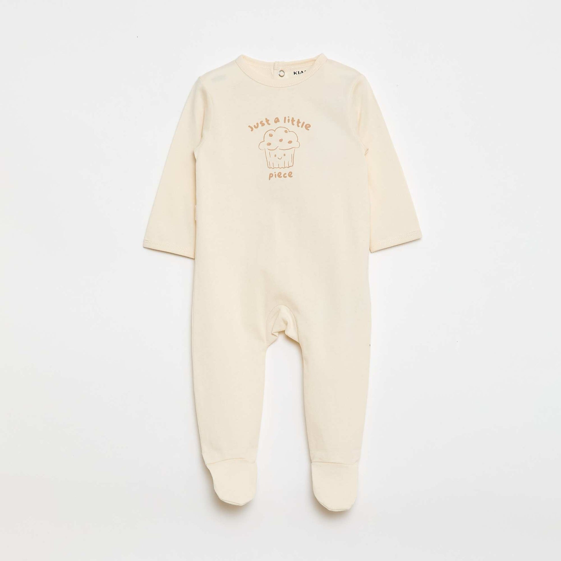 Pyjama dors bien à manches longues BEIGE