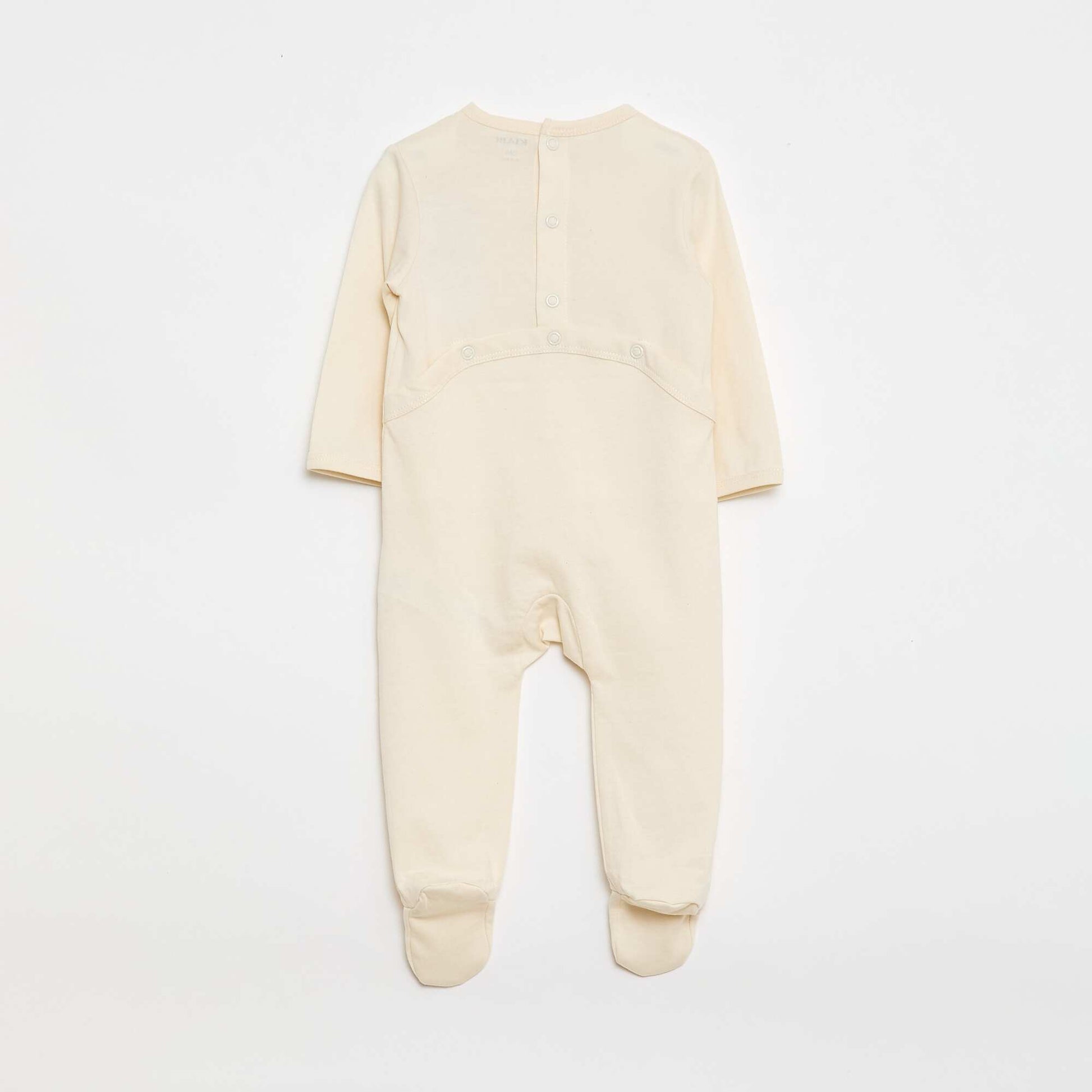 Pyjama dors bien à manches longues BEIGE