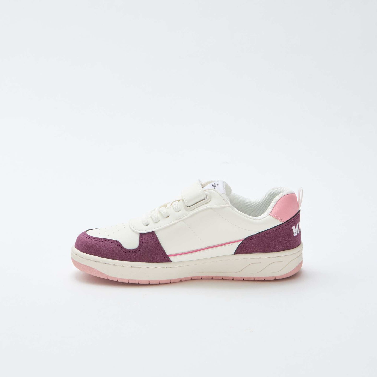 Baskets à scratchs et lacets 'Minnie' 'Disney' BLANC