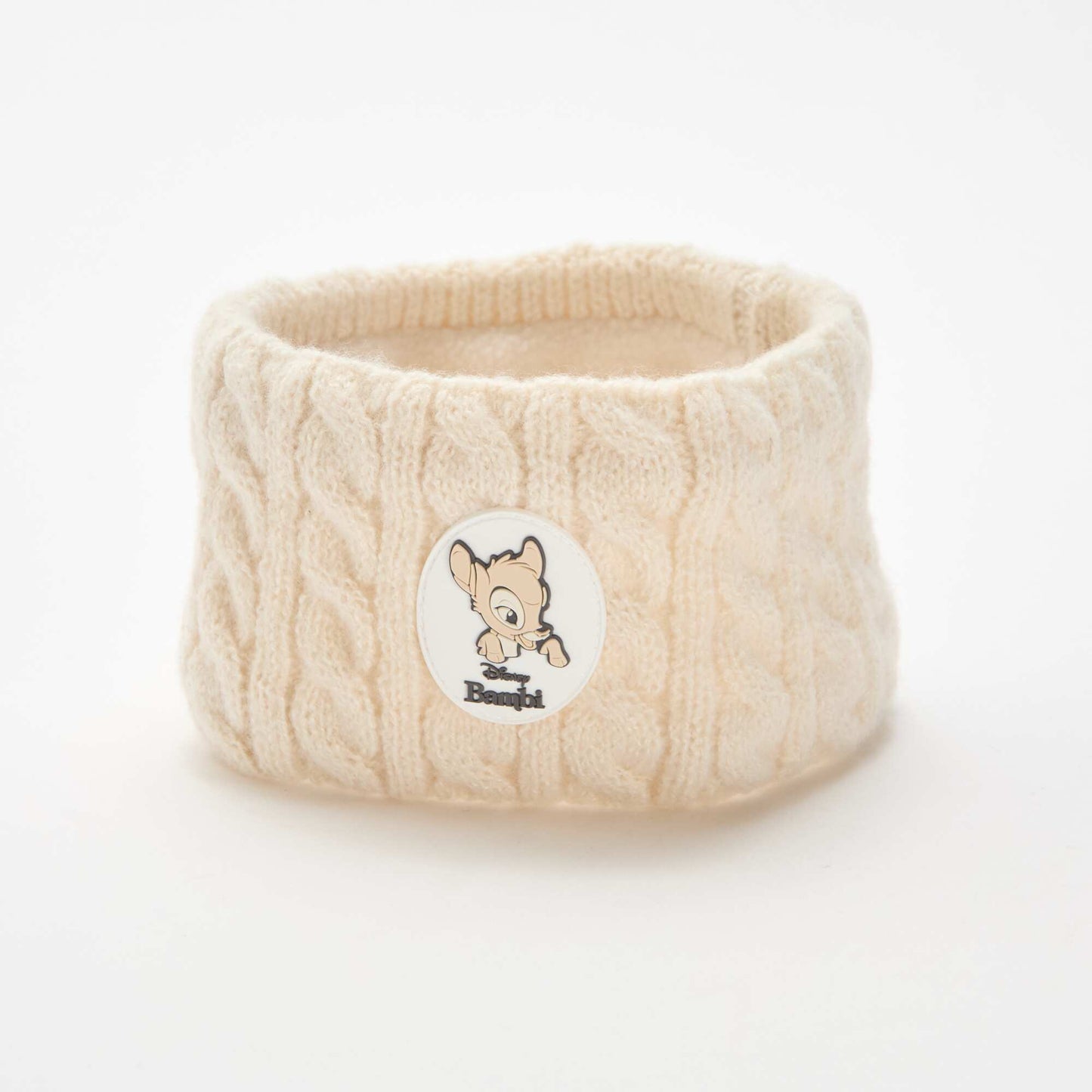 Snood maille et polaire 'Disney' BEIGE