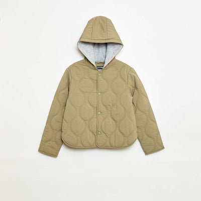 Blouson à capuche matelassé KAKI