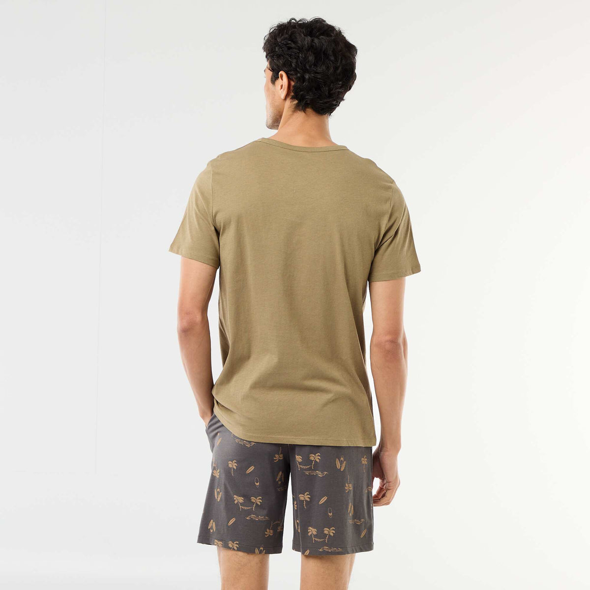 Ensemble pyjama court t-shirt + short - 2 pièces VERT
