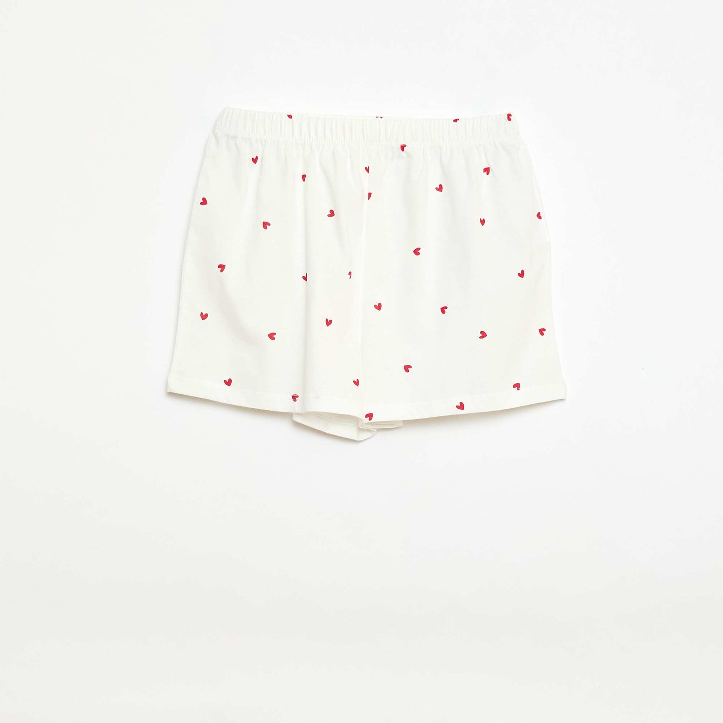 Ensemble pyjama court - 2 pièces BLANC