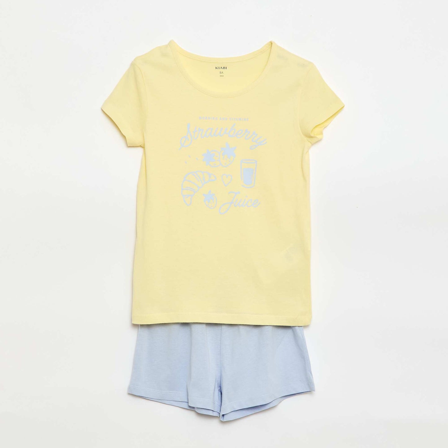 Ensemble pyjama court - 2 pièces JAUNE