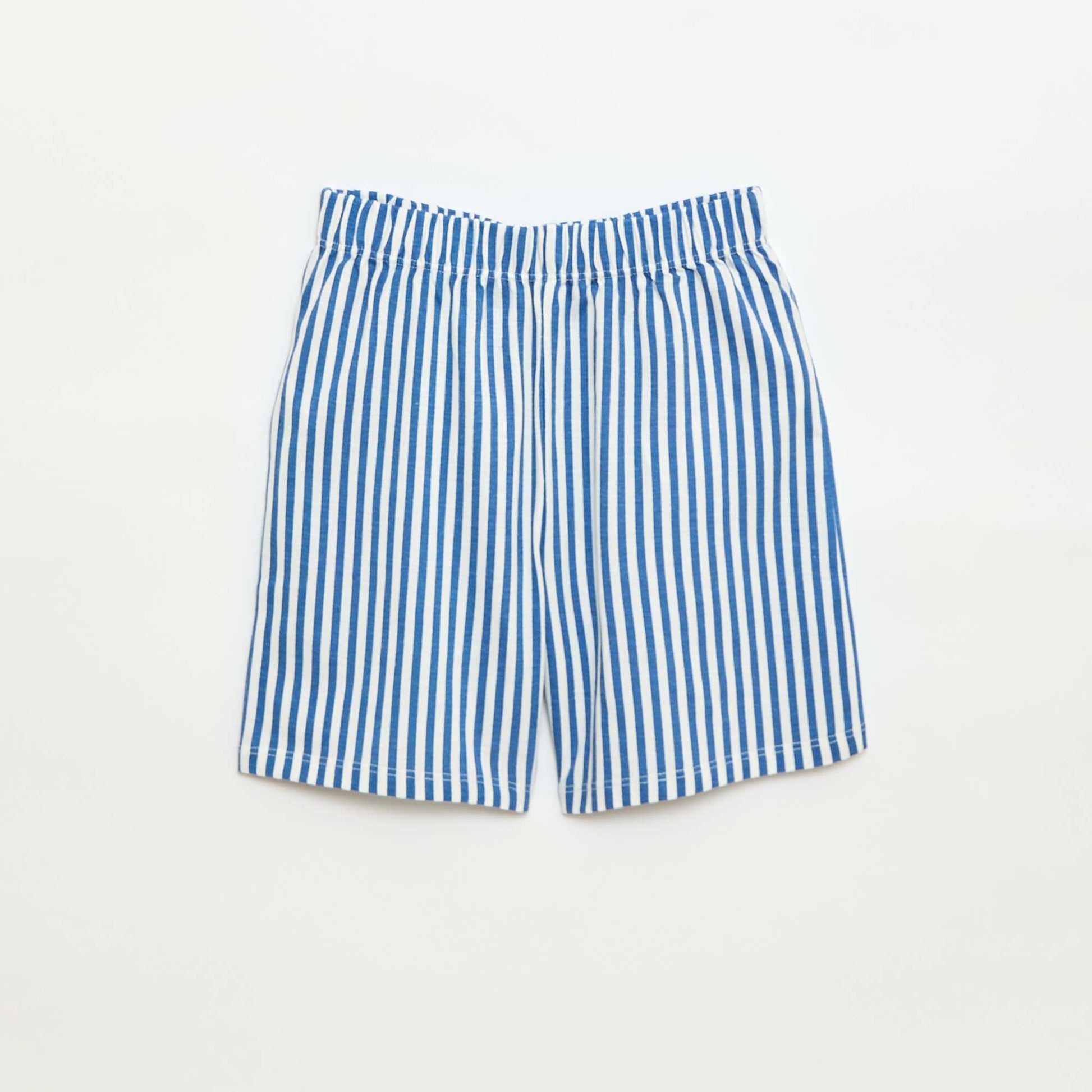Ensemble de pyjama court 2 pièces  T-shirt + short BLANC