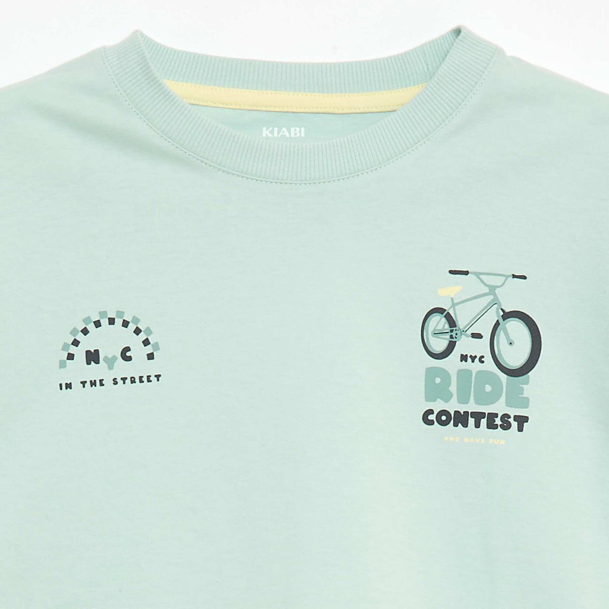 Ensemble de pyjama court 2 pièces  T-shirt + short VERT