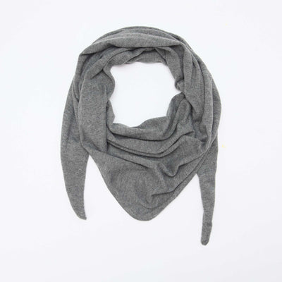 Echarpe foulard triangle à nouer GRIS