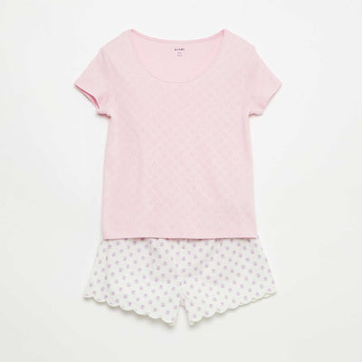Ensemble de pyjama en coton ROSE