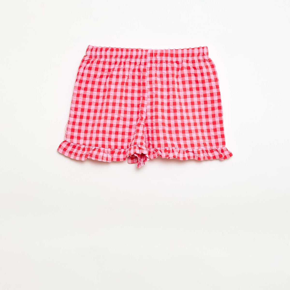 Ensemble de pyjama court t-shirt + short - 2 pièces BLANC