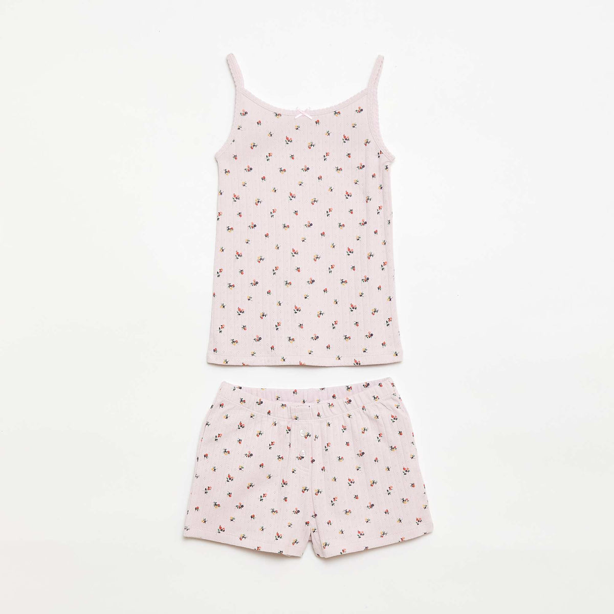 Ensemble pyjama court débardeur + short à motif - 2 pièces VIOLET