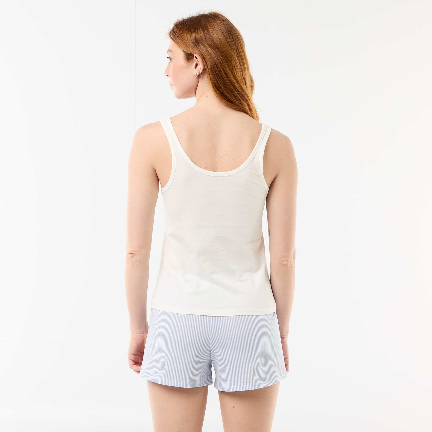 Pyjama short imprimé - 2 pièces BLEU