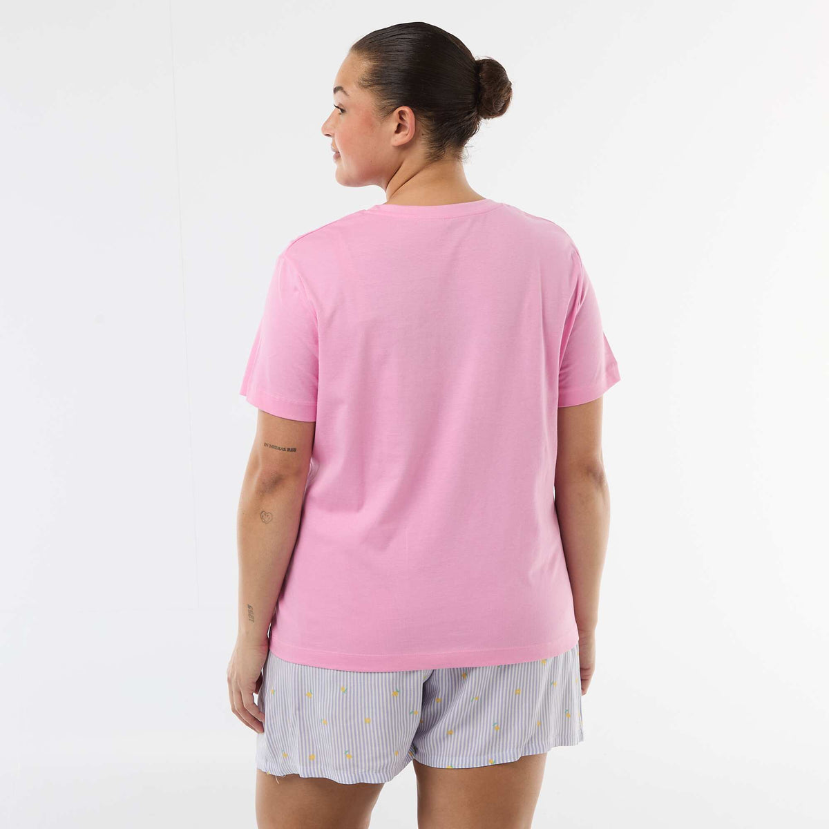 Pyjama court t-shirt + short - 2 pièces VIOLET