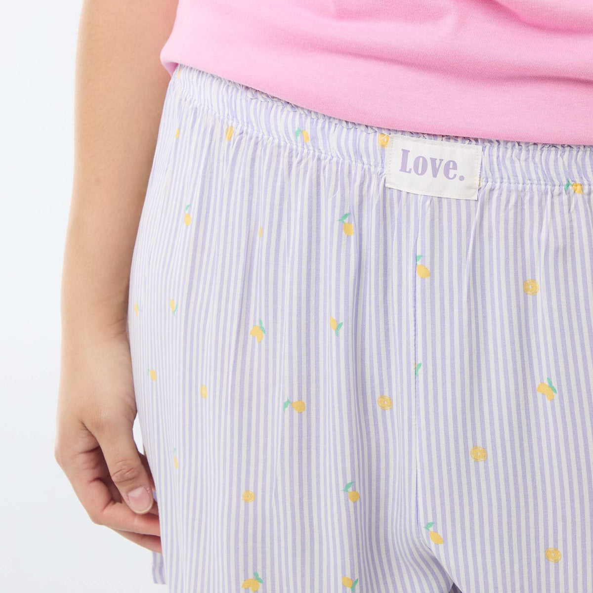 Pyjama court t-shirt + short - 2 pièces VIOLET