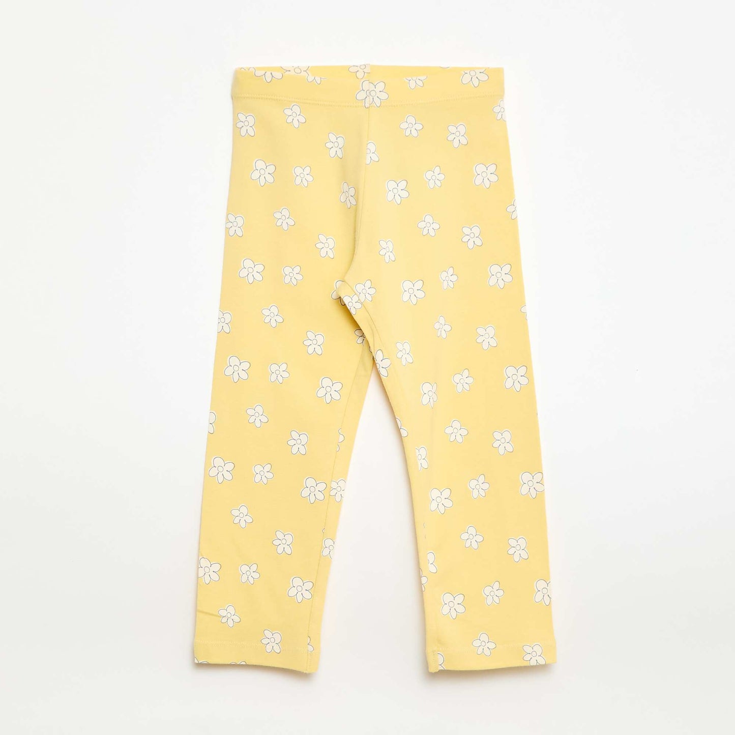 Legging court imprimé JAUNE