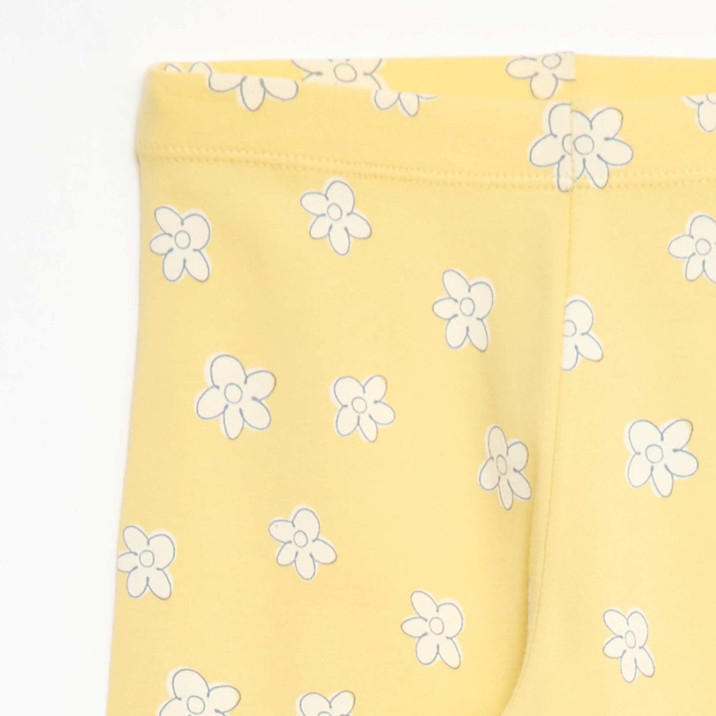 Legging court imprimé JAUNE