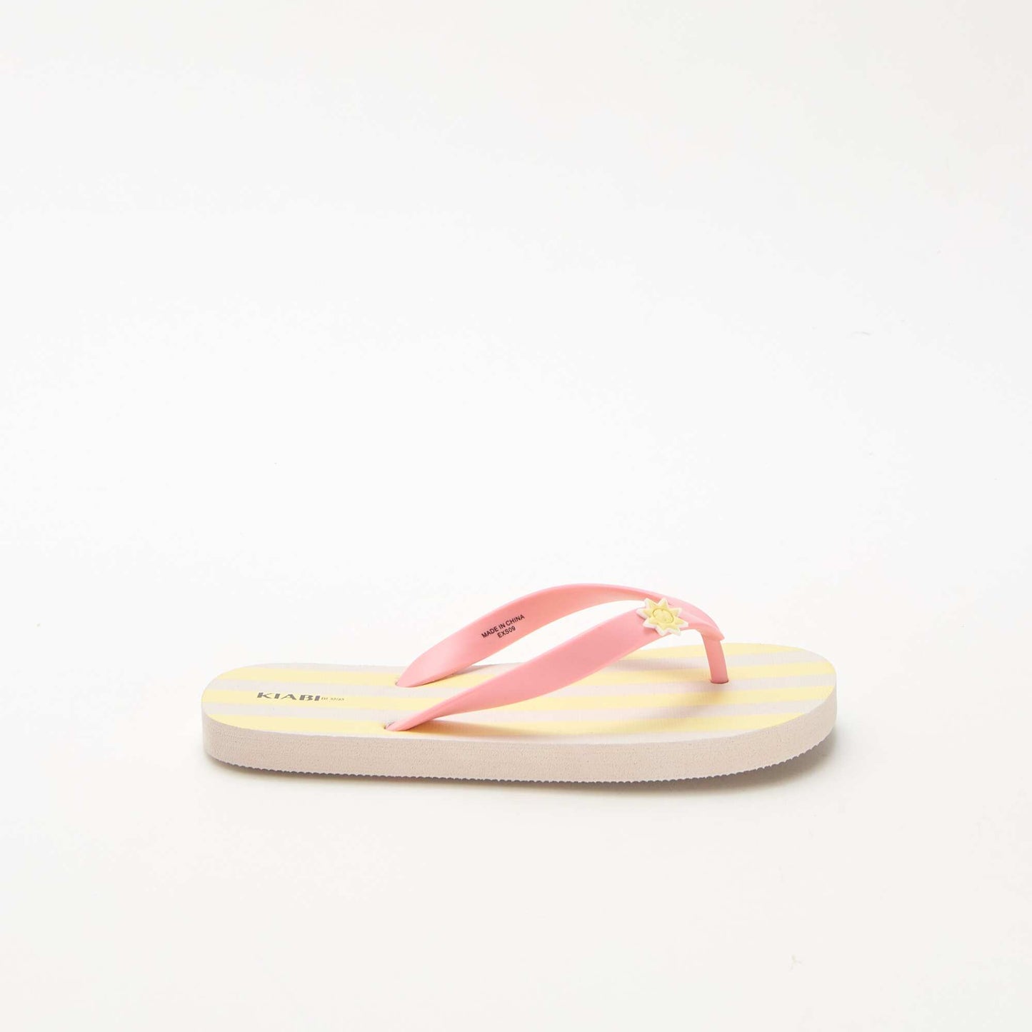 Tongs imprimés JAUNE