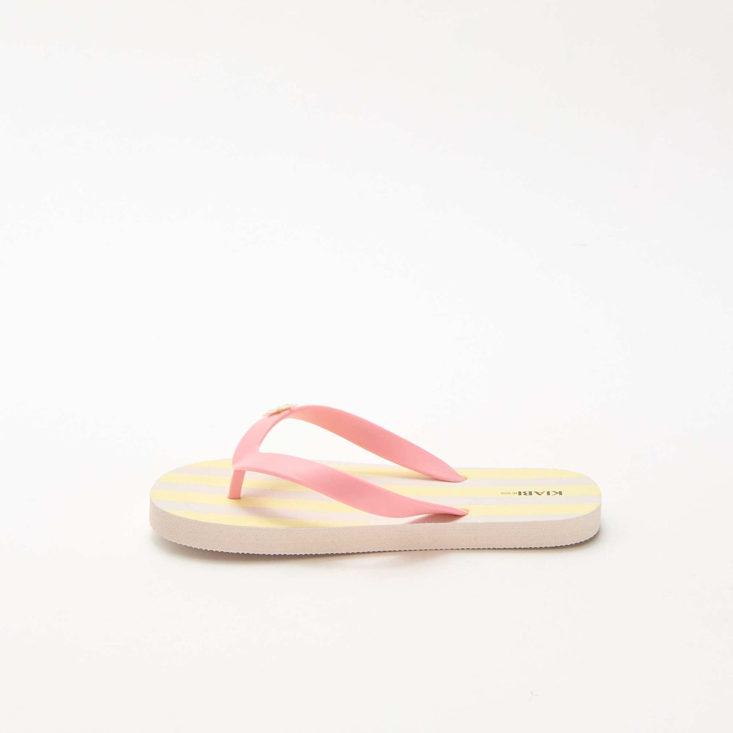 Tongs imprimés JAUNE