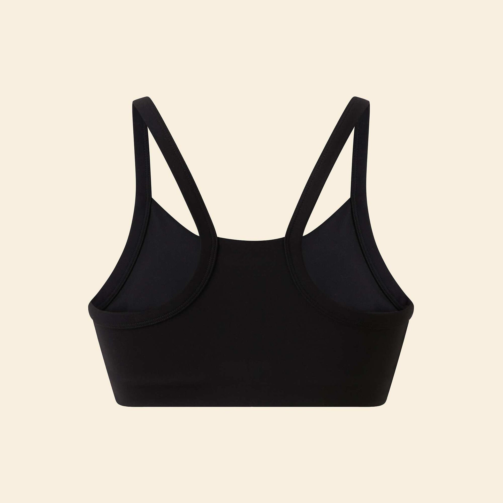 Brassière de sport dos nageur NOIR