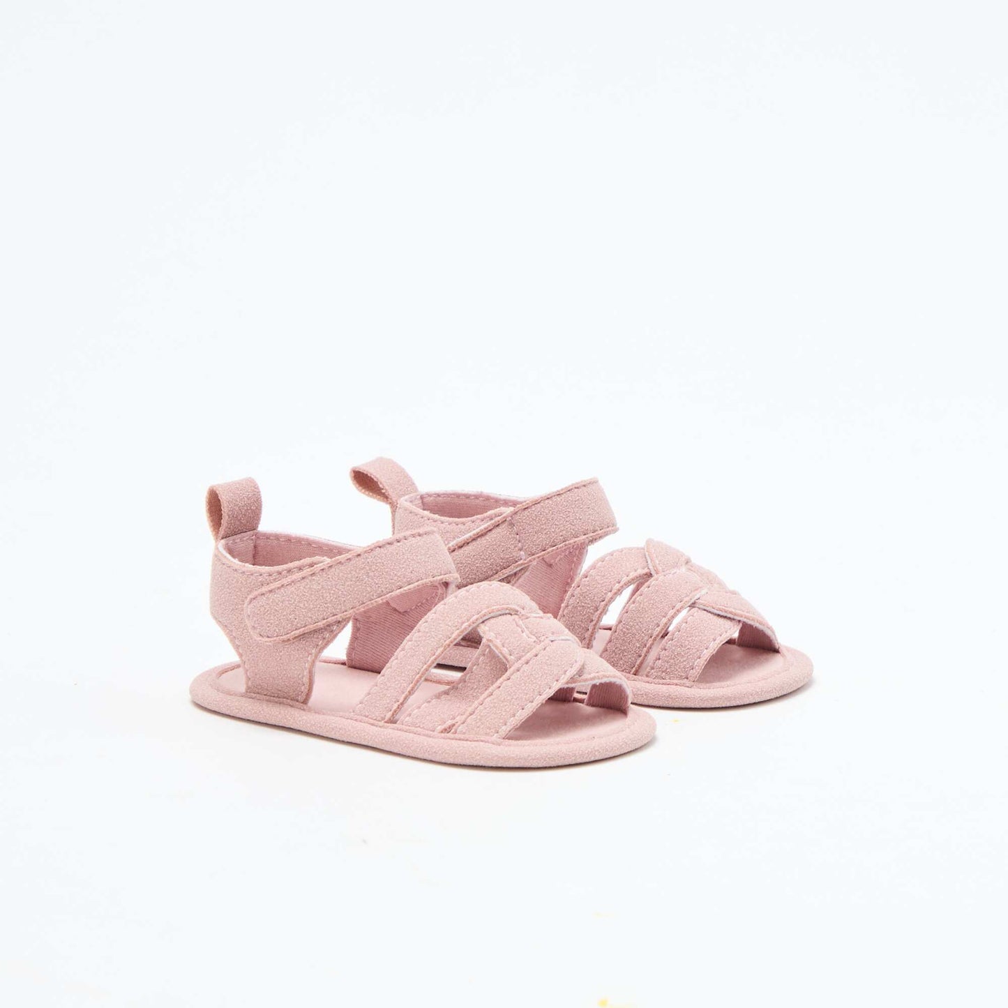 Sandales en tissu avec brides croisées ROSE