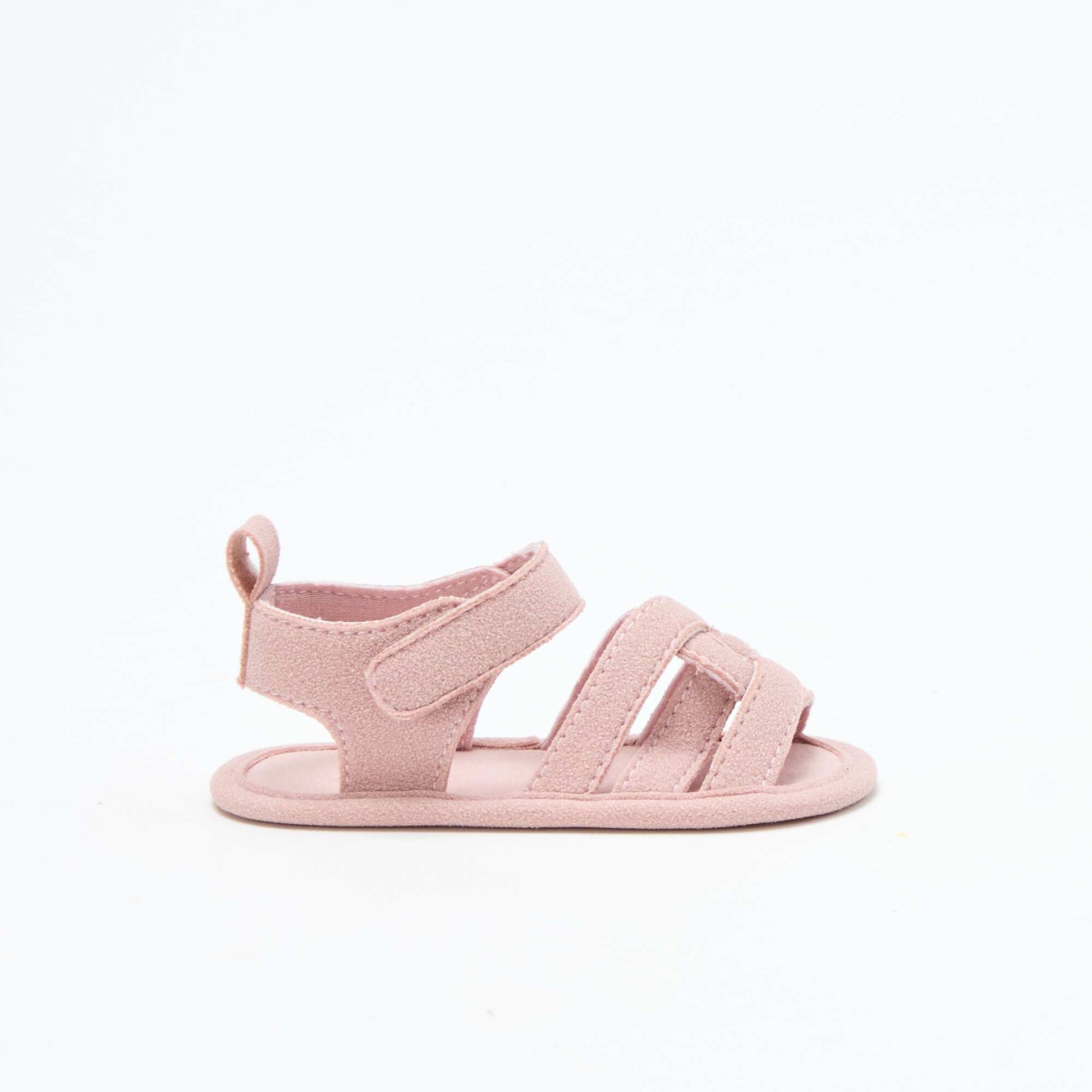 Sandales en tissu avec brides croisées ROSE