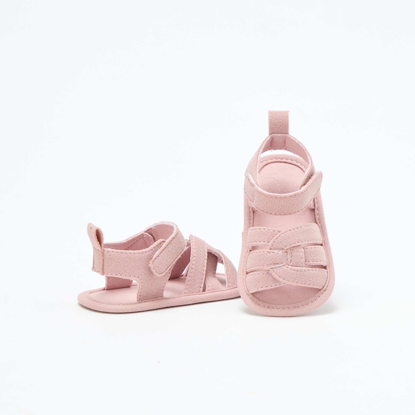Sandales en tissu avec brides croisées ROSE