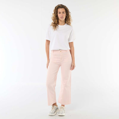 Pantalon wide leg coloré ROSE