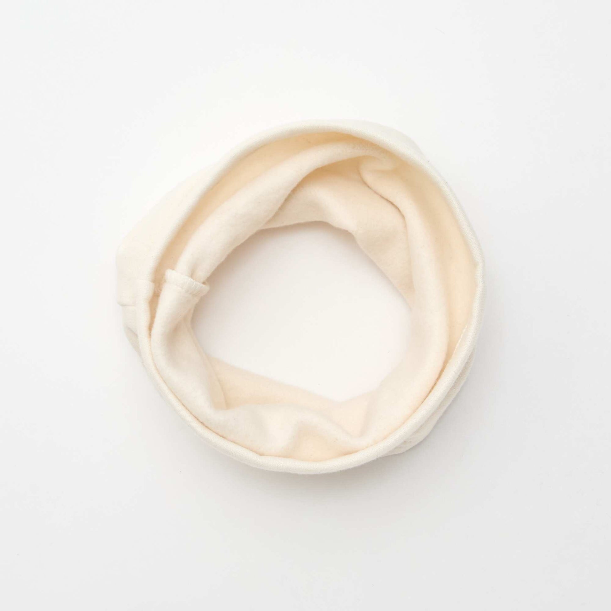 Snood uni doublé BEIGE