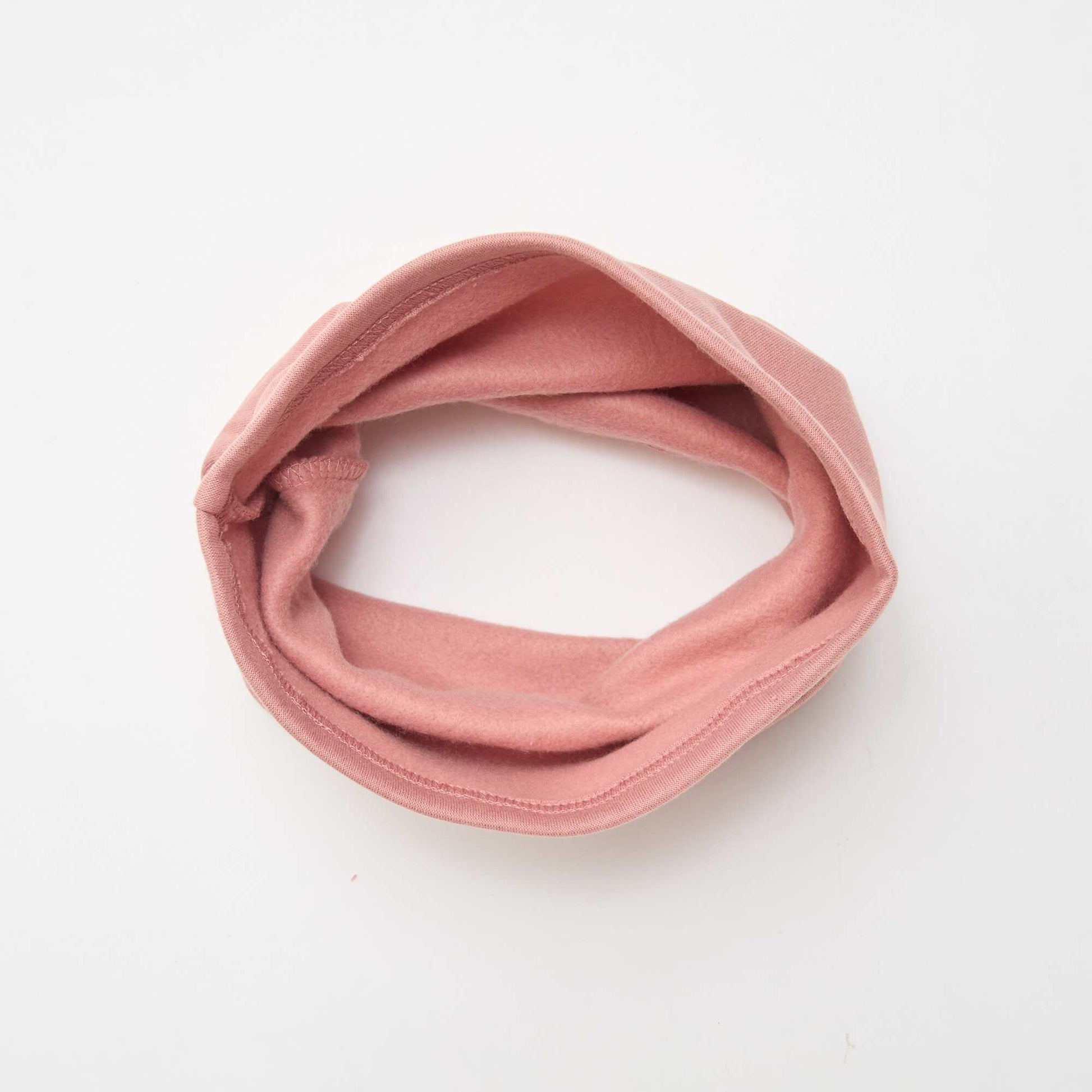 Snood uni doublé ROSE