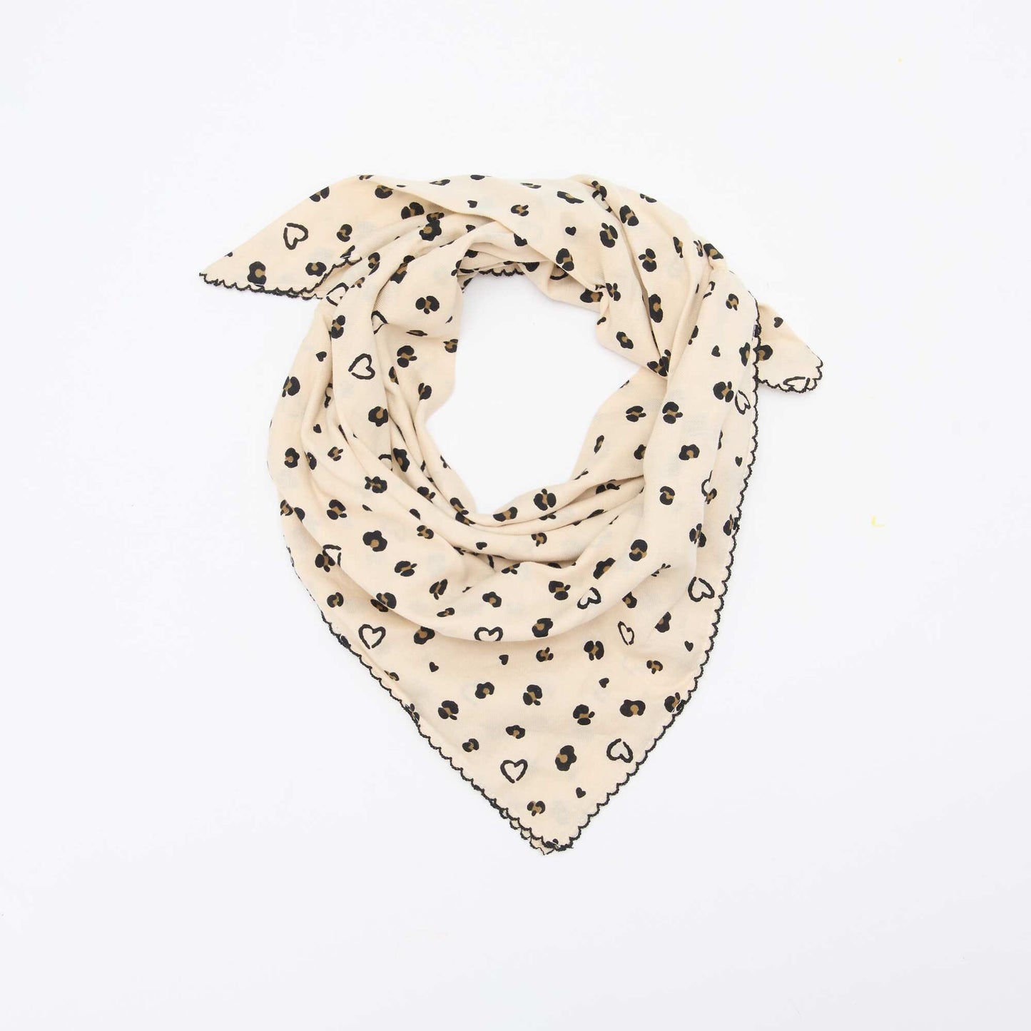 Foulard carré imprimé LéOPARD