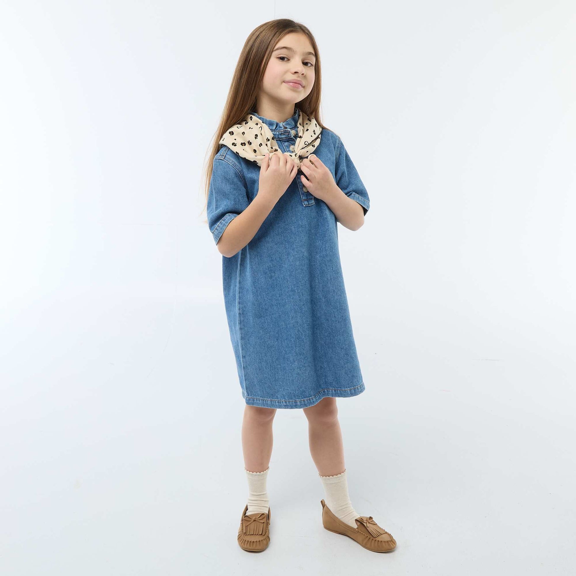 Foulard carré imprimé LéOPARD