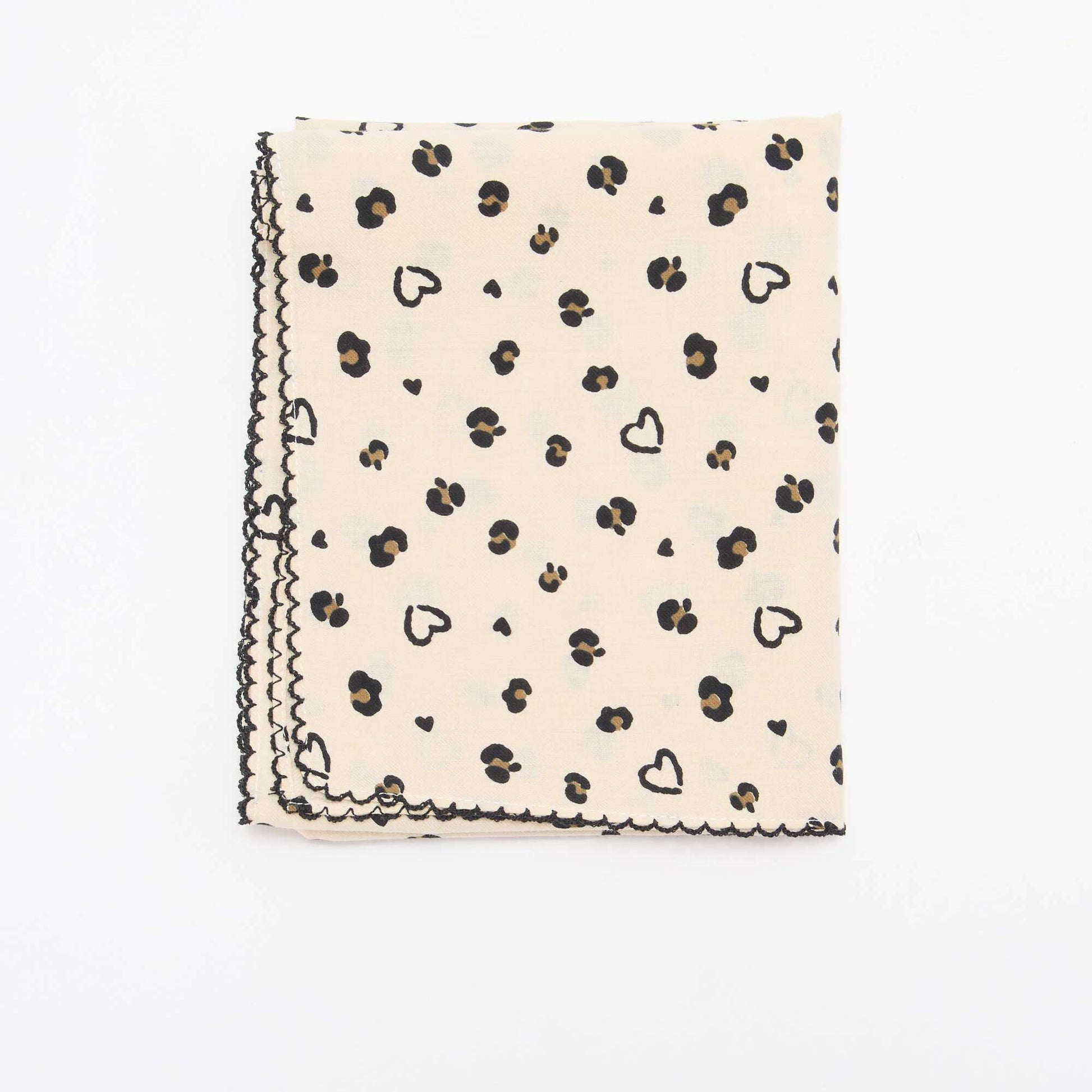 Foulard carré imprimé LéOPARD