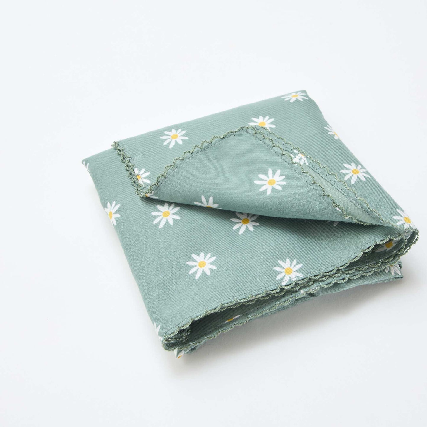 Foulard carré imprimé VERT