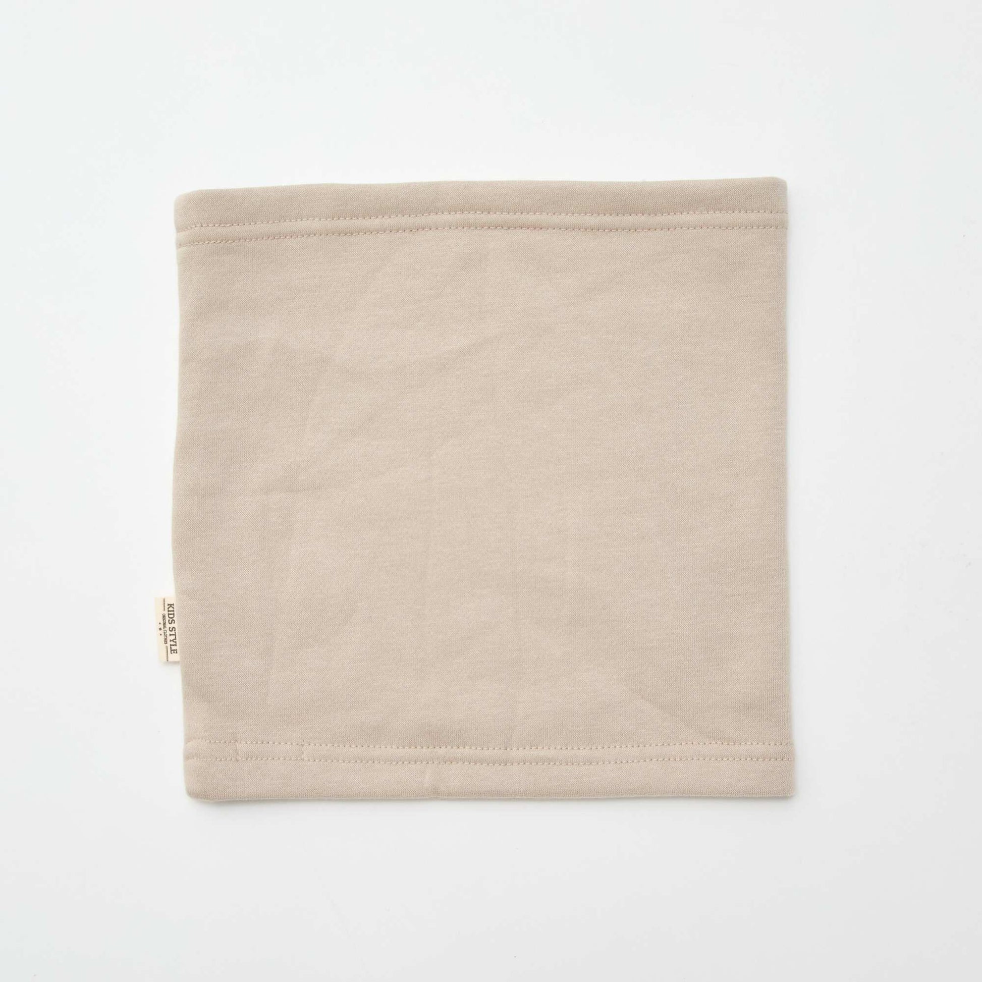 Snood uni en molleton BEIGE