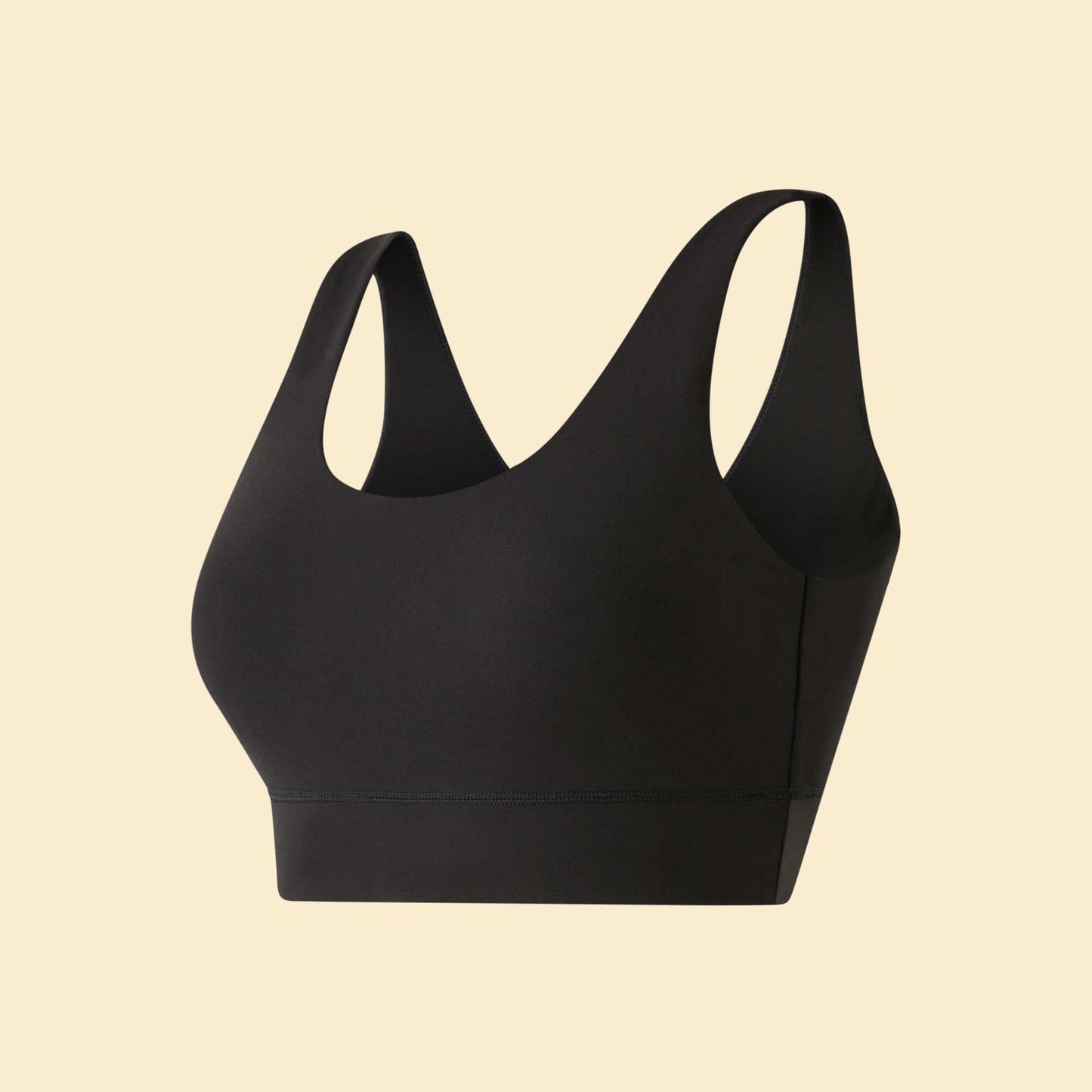 Brassière de sport maintien léger NOIR