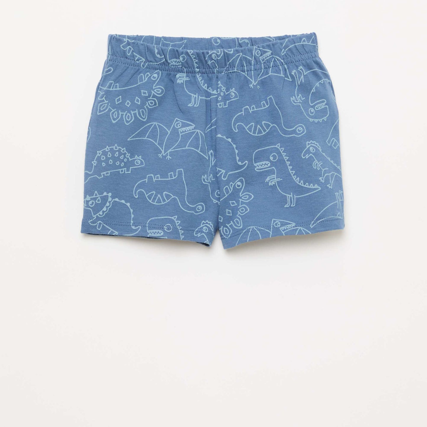 Ensemble pyjama court t-shirt + short - 2 pièces BLEU