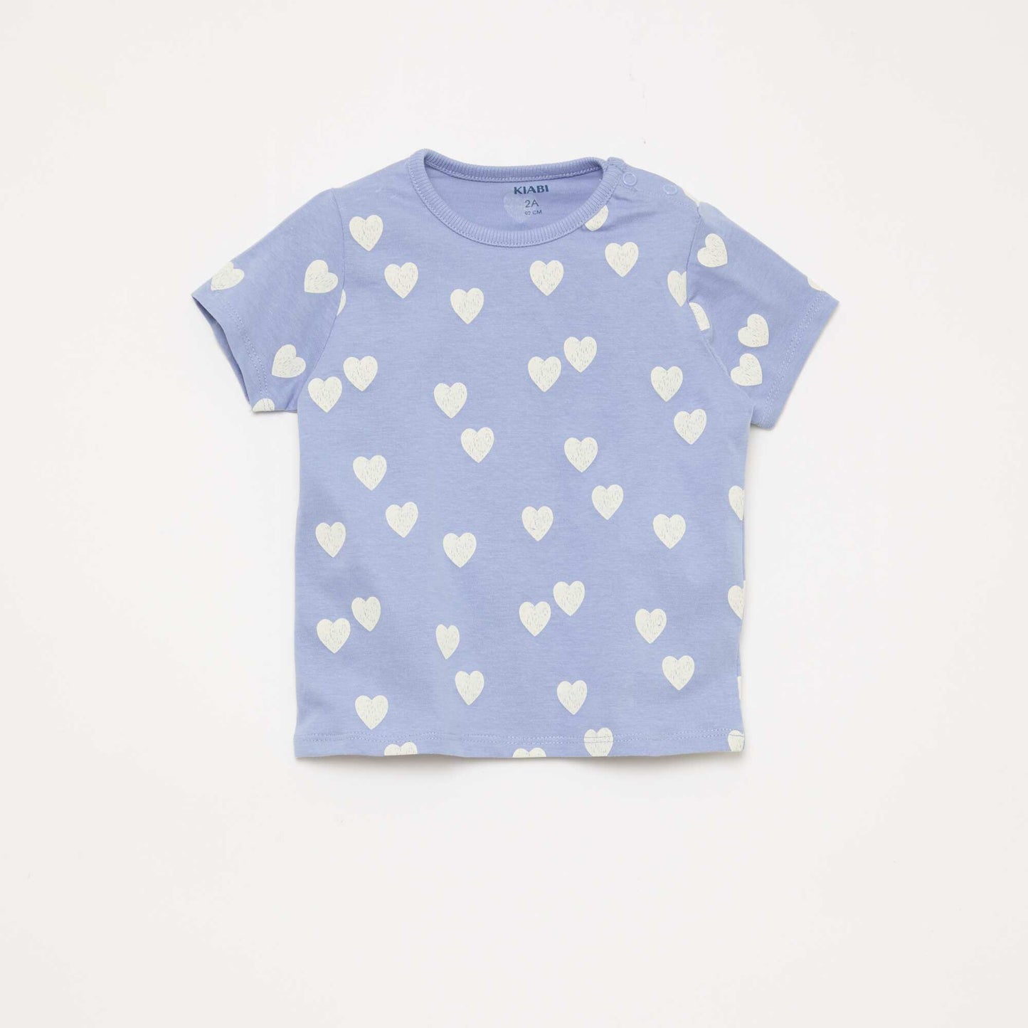 Ensemble pyjama court t-shirt + short - 2 pièces BLEU