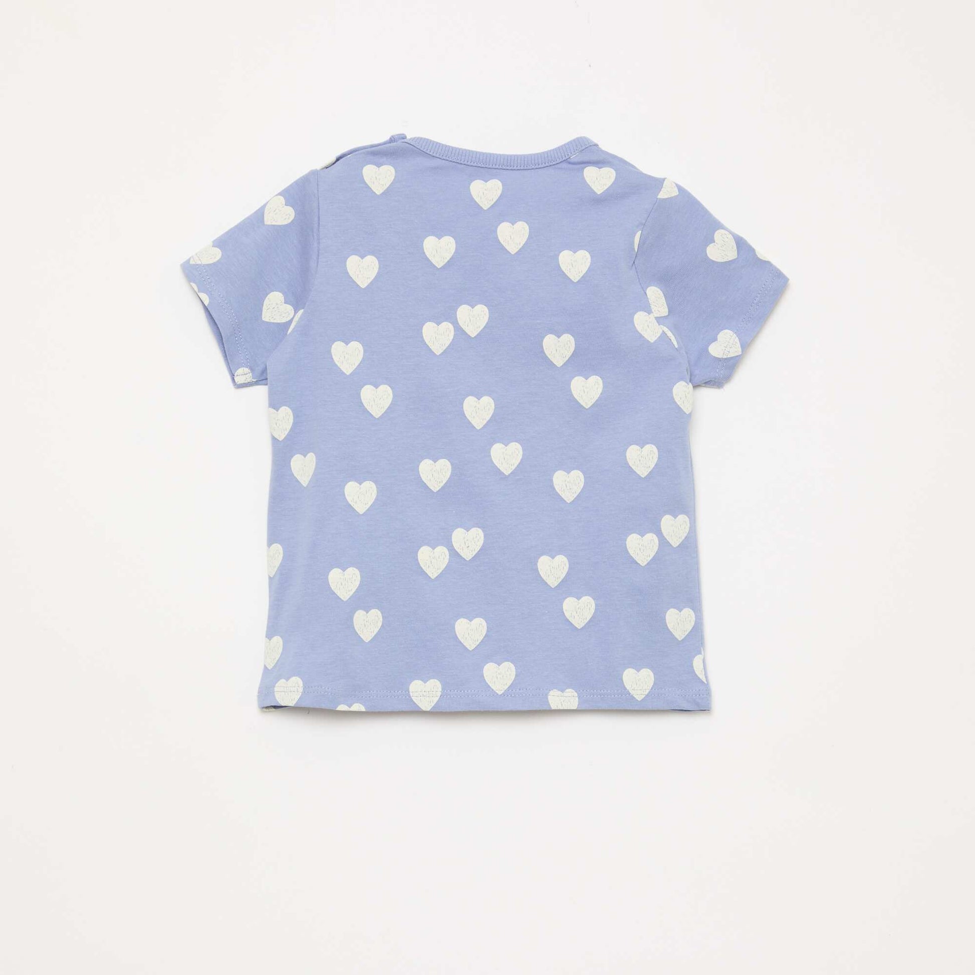 Ensemble pyjama court t-shirt + short - 2 pièces BLEU