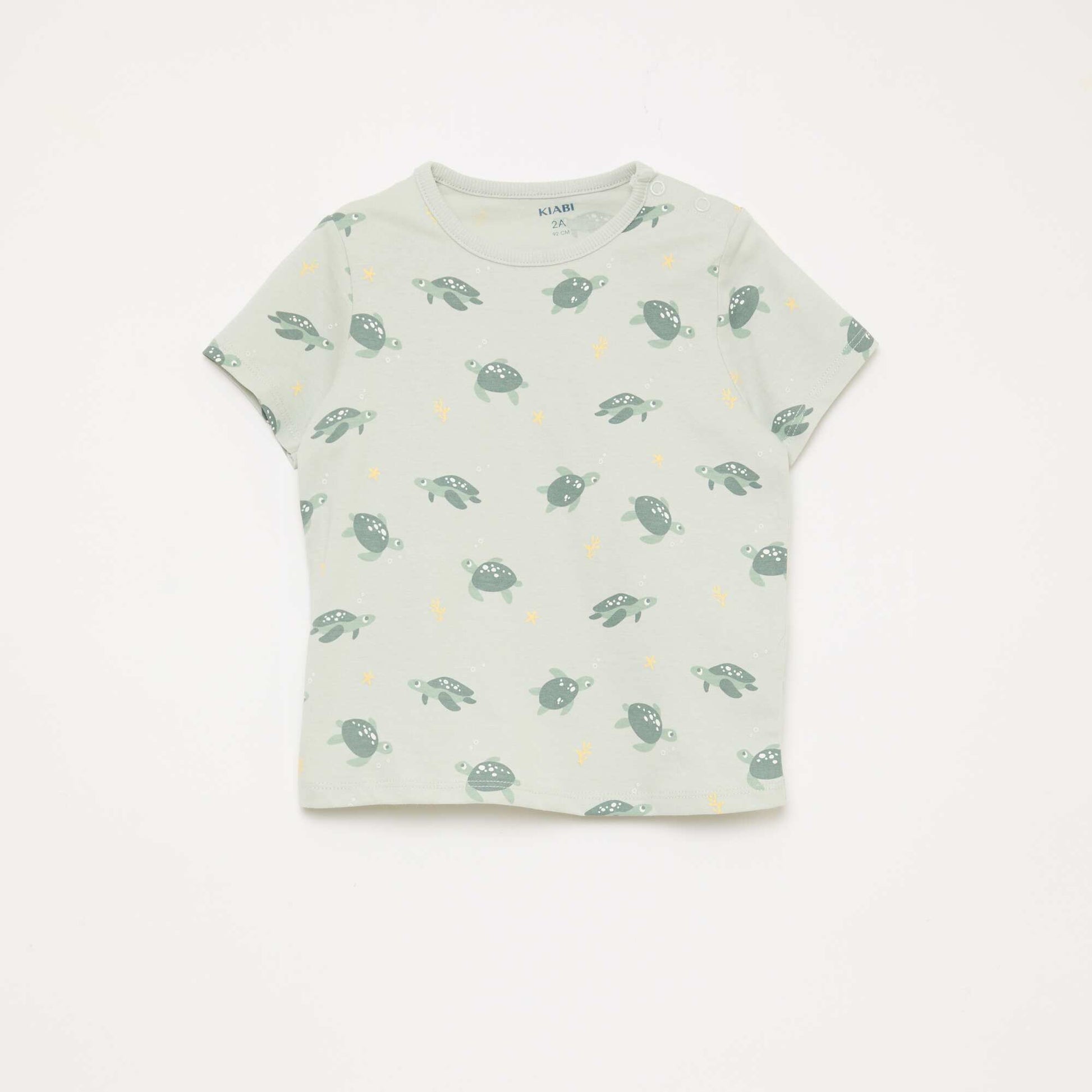 Ensemble pyjama court t-shirt + short - 2 pièces VERT