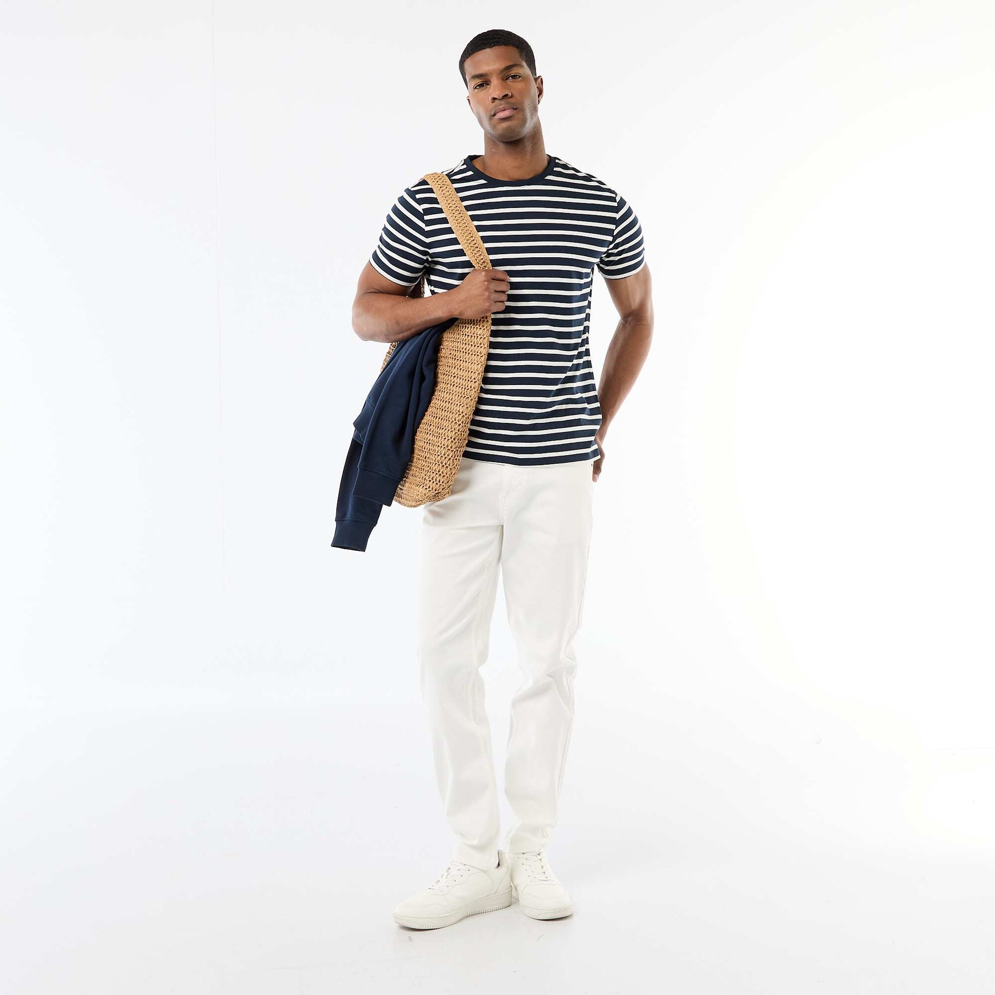T-shirt marinière BLEU