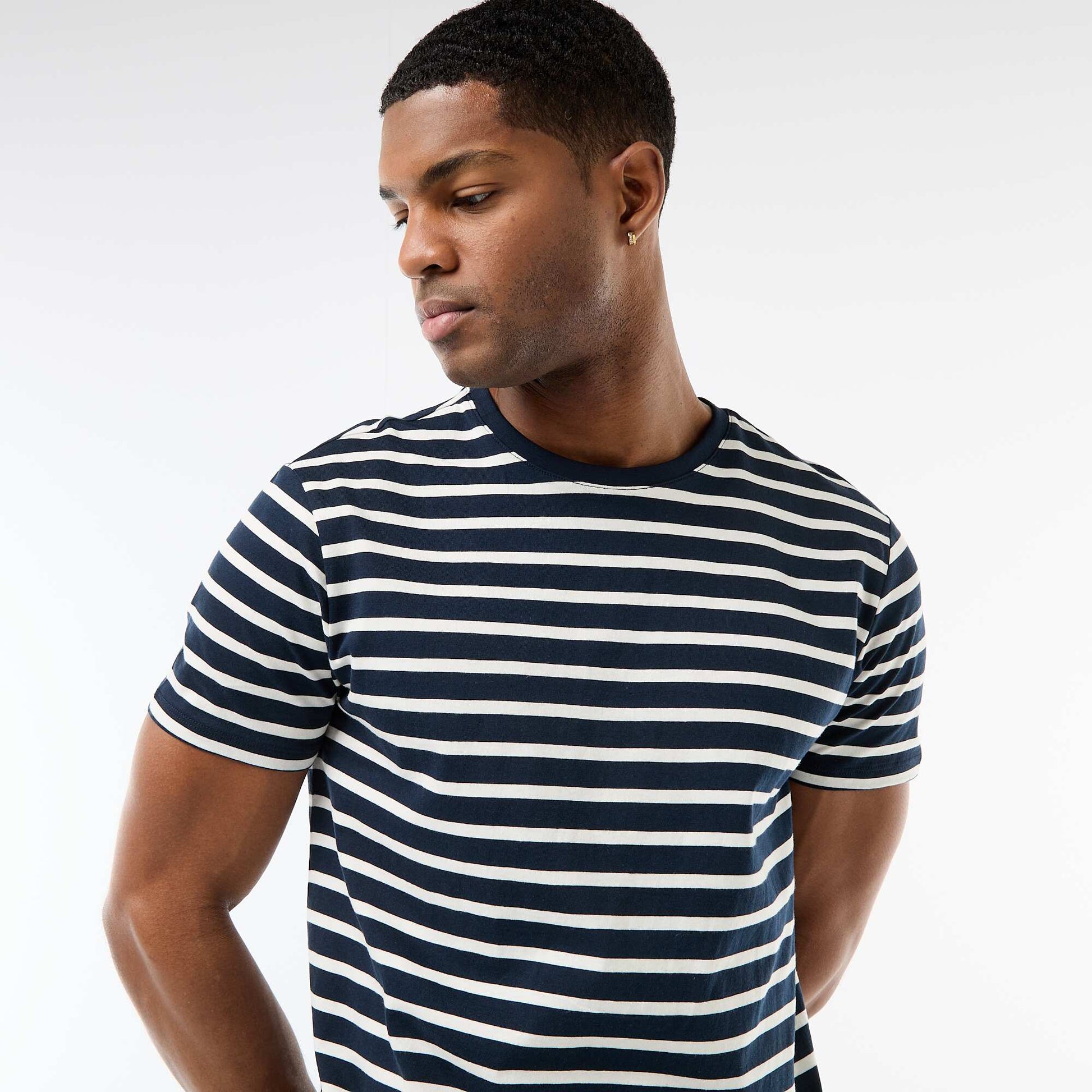 T-shirt marinière BLEU