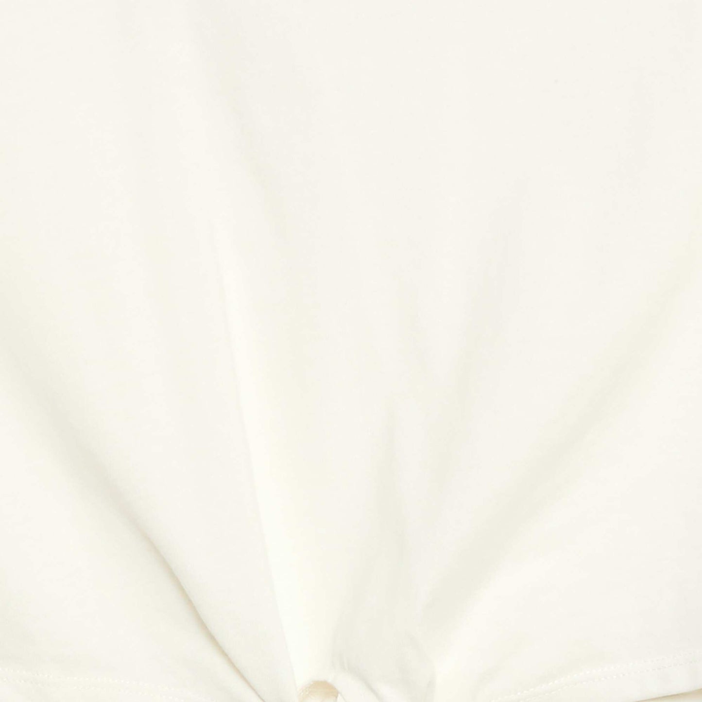 T-shirt avec nœud à la taille BLANC