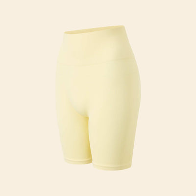 Short cycliste de sport sans couture JAUNE