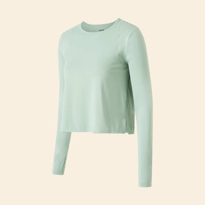 Tee-shirt long fluide VERT