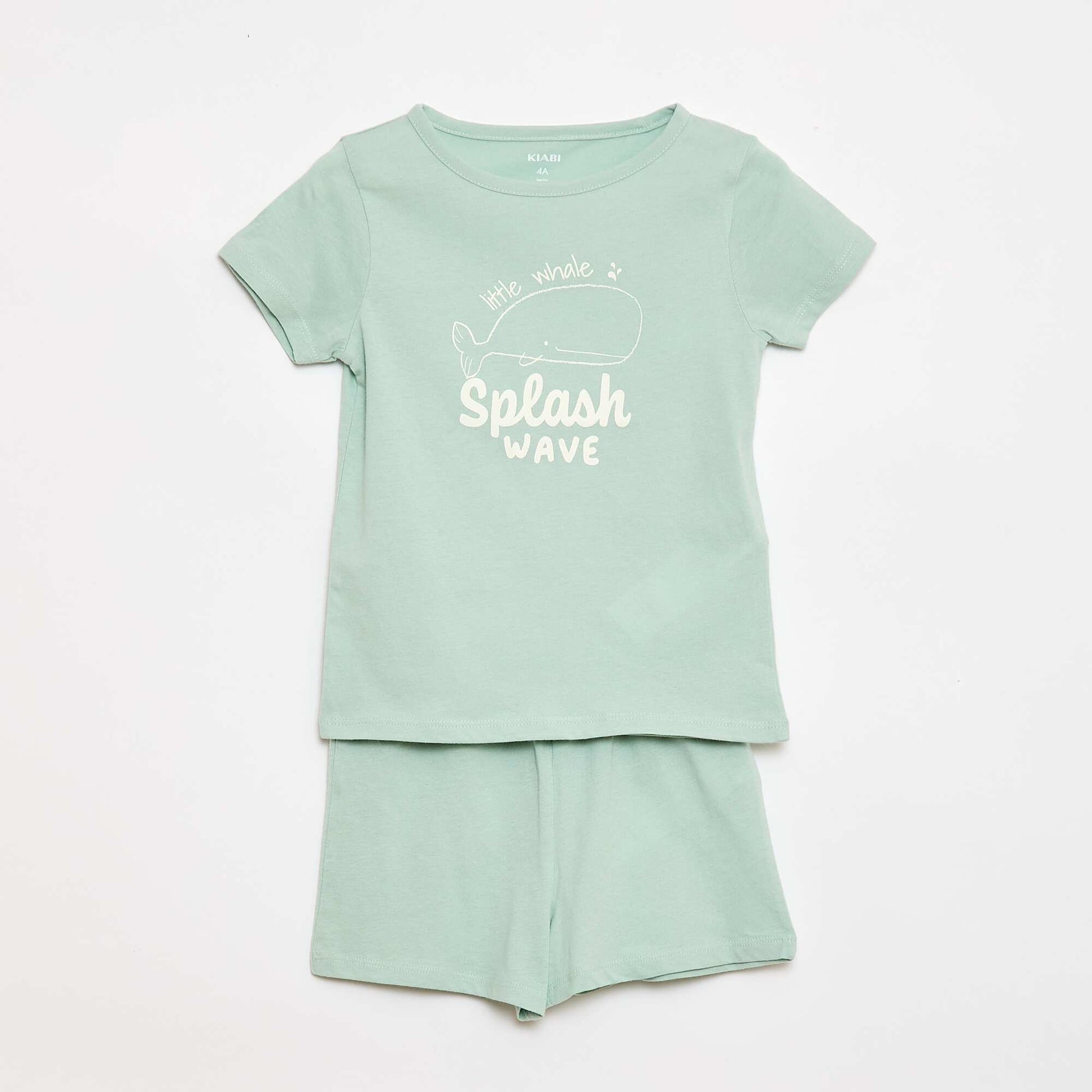 Ensemble de pyjama t-shirt + short - 2 pièces BLEU
