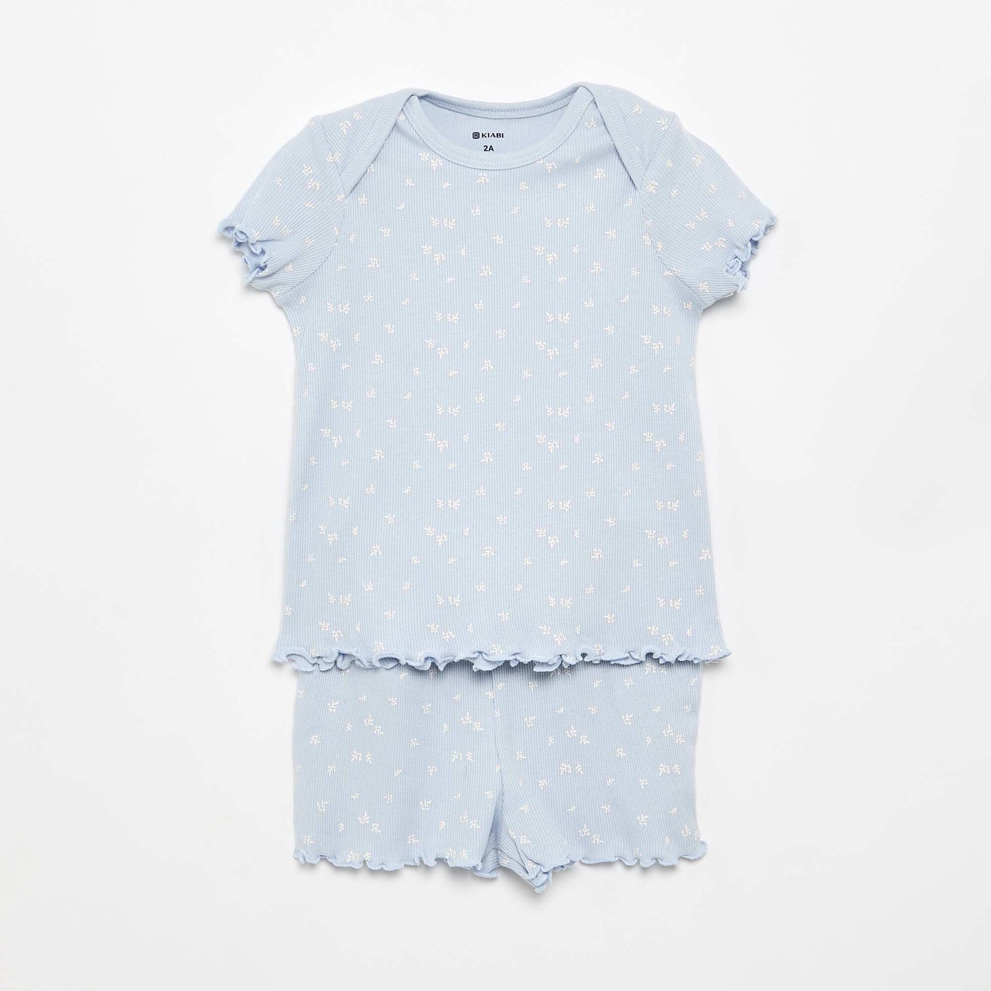 Ensemble de pyjama court t-shirt + short - 2 pièces BLEU